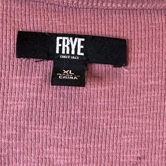 Frye Farmhouse Dress Button Down Pink XL Pockets - Picture 3 of 7